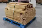 (167)Oak Bed Leg Braces for Lumber (Lot L)