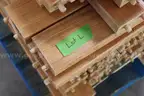 (167)Oak Bed Leg Braces for Lumber (Lot L)