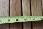 (167)Oak Bed Leg Braces for Lumber (Lot L)