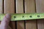 (167)Oak Bed Leg Braces for Lumber (Lot L)