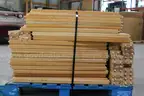 (167)Oak Bed Leg Braces for Lumber (Lot L)