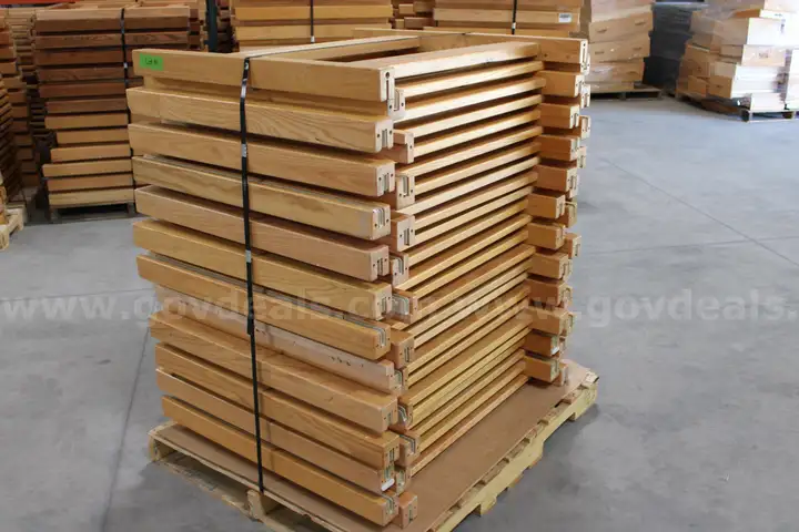 (24)Oak Bunk Bed Frame Legs for Lumber (Lot M)