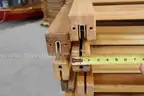(24)Oak Bunk Bed Frame Legs for Lumber (Lot N)