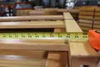 (24)Oak Bunk Bed Frame Legs for Lumber (Lot N)