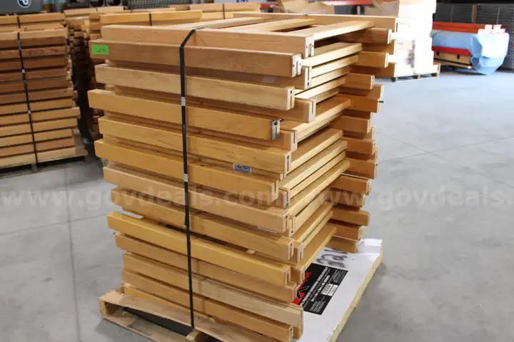 (24)Oak Bunk Bed Frame Legs for Lumber (Lot N)