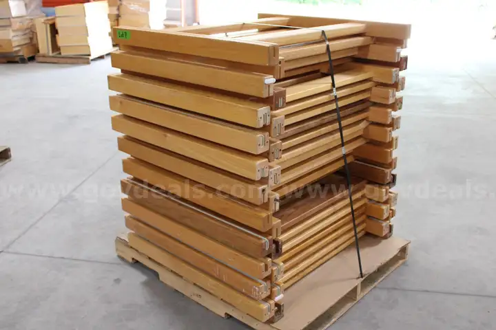 (22)Oak Bunk Bed Frame Legs for Lumber (Lot P)