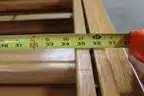 (22)Oak Bunk Bed Frame Legs for Lumber (Lot P)