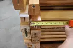 (22)Oak Bunk Bed Frame Legs for Lumber (Lot P)