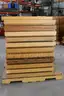 (22)Oak Bunk Bed Frame Legs for Lumber (Lot P)