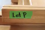 (22)Oak Bunk Bed Frame Legs for Lumber (Lot P)