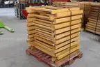 (21)Oak Bunk Bed Frame Legs for Lumber (Lot Q)