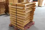(21)Oak Bunk Bed Frame Legs for Lumber (Lot Q)