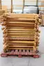 (21)Oak Bunk Bed Frame Legs for Lumber (Lot Q)