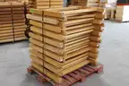 (21)Oak Bunk Bed Frame Legs for Lumber (Lot Q)