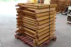 (21)Oak Bunk Bed Frame Legs for Lumber (Lot Q)
