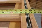 (24)Oak Bunk Bed Frame Legs for Lumber (Lot S)