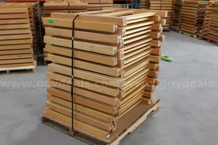 (24)Oak Bunk Bed Frame Legs for Lumber (Lot S)