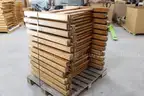(24)Oak Bunk Bed Frame Legs for Lumber (Lot T)