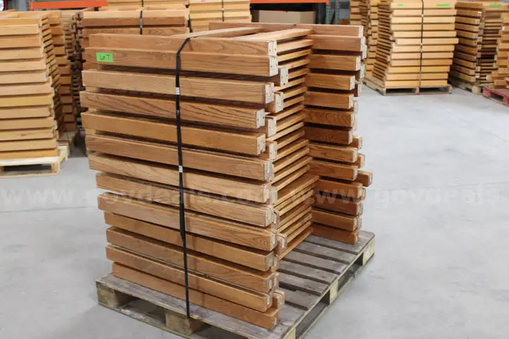 (24)Oak Bunk Bed Frame Legs for Lumber (Lot T)