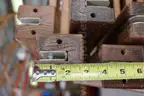 (24)Oak Bunk Bed Frame Legs for Lumber (Lot T)