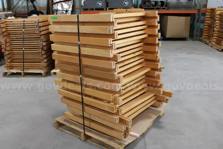 (24)Oak Bunk Bed Frame Legs for Lumber (Lot U)