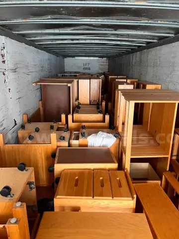 One Lot of Oak Misc. Dorm Furniture (Trailer #41896)