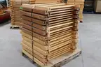 (24)Oak Bunk Bed Frame Legs for Lumber (Lot V)