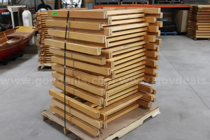 (24)Oak Bunk Bed Frame Legs for Lumber (Lot W)