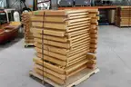 (24)Oak Bunk Bed Frame Legs for Lumber (Lot W)