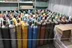 (255)Assorted Gas Cylinders