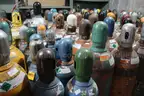 (255)Assorted Gas Cylinders