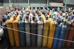 (255)Assorted Gas Cylinders