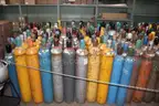 (255)Assorted Gas Cylinders