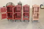 (4)Cambro Double Compartment Food Carriers