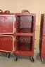 (4)Cambro Double Compartment Food Carriers
