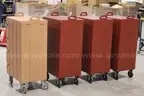 (4)Cambro Double Compartment Food Carriers