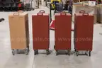 (4)Cambro Double Compartment Food Carriers