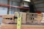 Oak Bed Legs and Leg Braces for Lumber (Lot Vv)