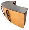 Chris Martin Tiger Maple Slate Desk w/ Casters