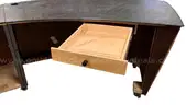 Chris Martin Tiger Maple Slate Desk w/ Casters