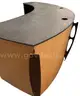 Chris Martin Tiger Maple Slate Desk w/ Casters