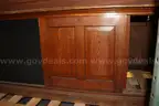 Antique A-Frame Display Case