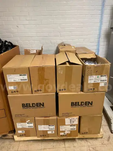 (approx 35 boxes) Belden Cable Cords