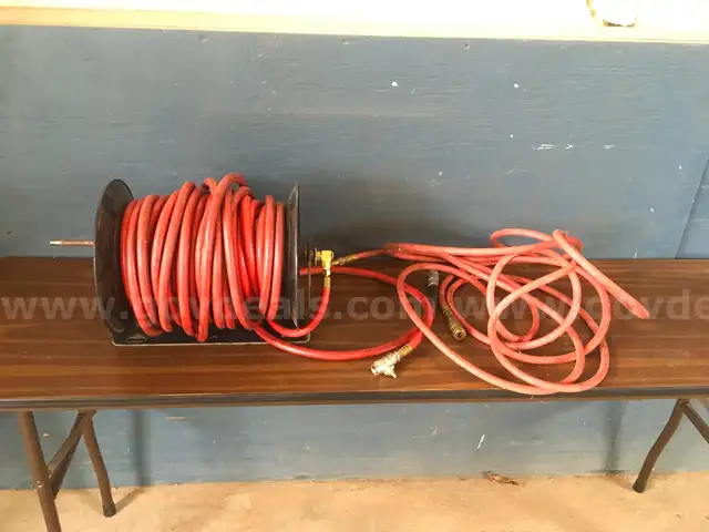 Air Hose Reel and Hose
