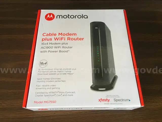 Cable Modem, Power Strips, Pencil Sharpener