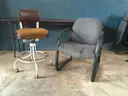 File Cabinet, TV Stand, Chairs