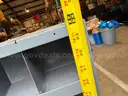 Three Metal Parts Storage Bin Shelves