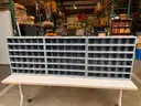 Three Metal Parts Storage Bin Shelves
