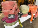 Lot of ten Fire Hoses - all marked as &#x201C;failed inspection.&#x201D; Decor or craft material