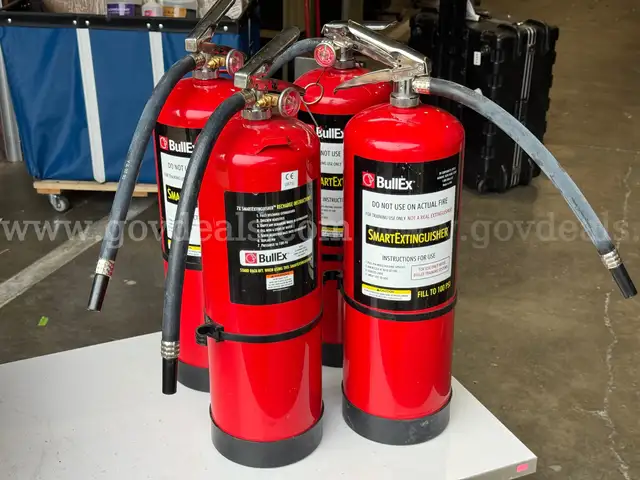 Fire Extinguisher Training System - BullEx and radio equipment.